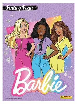 Obrázek produktu pro Barbie omalovánky + samolepky A4