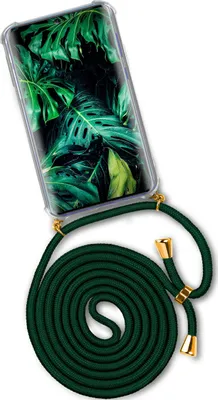 Produktbild von TWIST-Case + TWIST-Cord für Samsung Galaxy S20 Ultra, Farbe:Deepest Jungle (Gold)