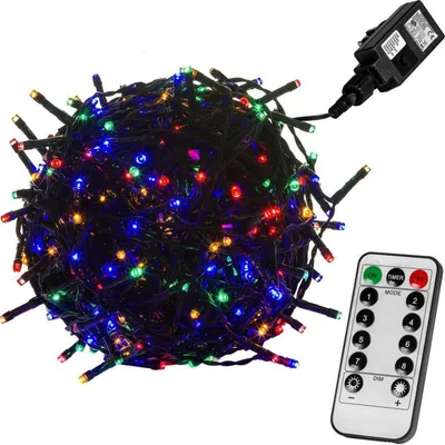 Obrázek produktu pro VOLTRONIC Vánoční řetěz 5 m, 50 LED, barevný, ovladač