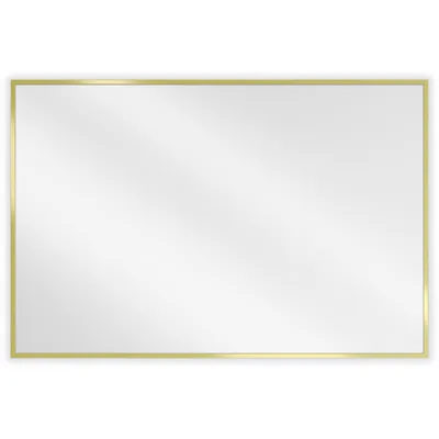 Zdjęcie produktu dla Mexen Loft lustro łazienkowe prostokątne 90 x 60 cm, rama złota - 9852-090-060-000-50