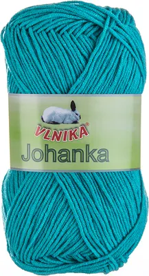 Produktbild von 50g Strickgarn Johanka Strick-Wolle Handstrickgarn Klassikgarn Sommergarn Farbwahl, Farbe:073 türkis