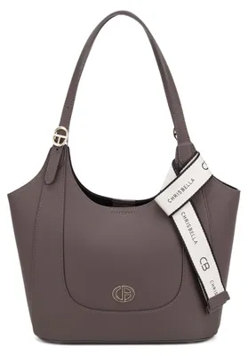 Immagine prodotto di Borsa a tracolla Chrisbella da donna, in poliuretano, con chiusura a zip, dimensioni 37x29 cm