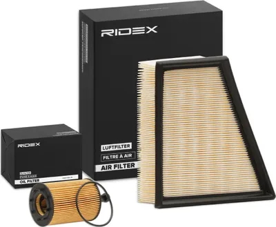 Produktbild von RIDEX Filterset Inspektionspaket Filtersatz für VW Golf VII Schrägheck (5G1, BQ1, BE1, BE2) Golf IV Schrägheck (1J1) GOLF VI (5K1) Golf V Schrägheck