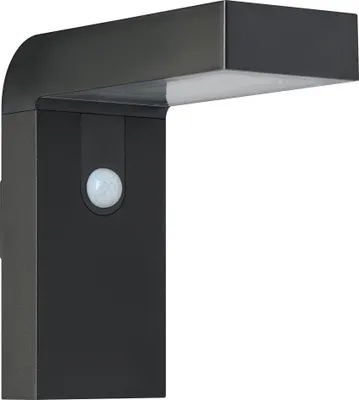 Immagine prodotto di Applique Sensore Esterno Moderna Baracconi Alluminio Nero E Trasparente Led