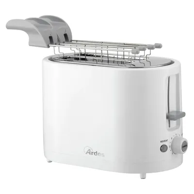 Immagine prodotto di Ardes ARTOAST01 tostapane 2 fette 750 W Bianco Venduto come Grado A 8004032114324