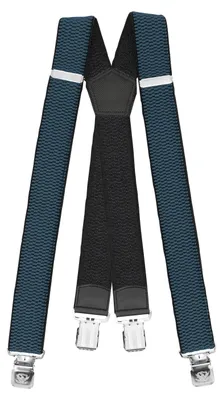 Produktbild von Fabio Farini - 1 Stück 4cm Breites X-Design verstellbar mit extra starken Clipverschluss, Blau