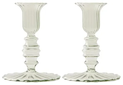 Produktbild von Set aus 2 Glas-Kerzenhaltern für Säulenkerzen