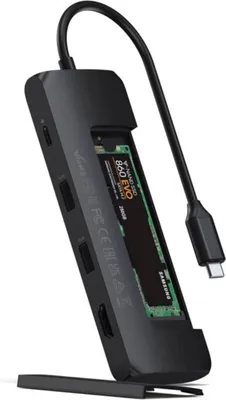 Obrázek produktu pro Satechi ST-UCHSEK, Kabel, USB 3.2 Gen 2 (3.1 Gen 2) Type-A, 100 W, Černá, SATA, M.2