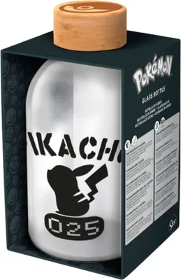 Zdjęcie produktu dla Szklana Butelka Pokemon Pikachu 620ml