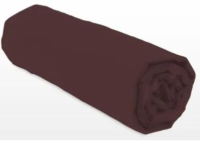 Obrázok produktu pre Napínacie prestieradlo, LOVELY HOME LH71593, 140x190+35 cm, čokoládovo hnedá, 100% bavlna