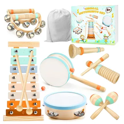 Produktbild von Holz-Musikinstrument-Set für Kinder