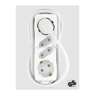 Produktbild von HEITECH 04003486 Steckdosenleiste 250 V 4-Wege ohne Schalter
