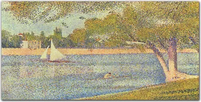 Produktbild von Coloray Bild aus Leinwand 100x50 Leinwand Dekoration - Seine Boote