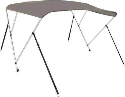 Obrázek produktu pro vidaXL 3-Bow Bimini Top Grey 183x140x137 cm