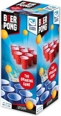 Produktbild von Clown Games Beer Pong 20 Tassen 6 Bälle, Bierpong, 18 Jahr(e)