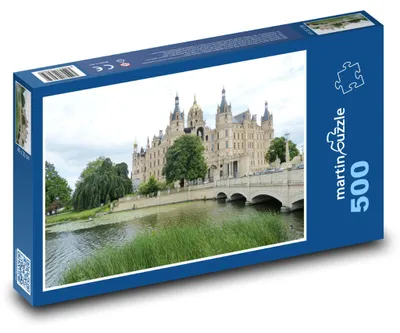 Obrázek produktu pro Puzzle 500 Zámek Schwerin - Německo - martinpuzzle