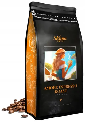 Produktbild von Kaffeebohnen 1 kg AMORE ESPRESSO ROAST (SPECIAL EDITION) frisch geröstet für Vollautomaten