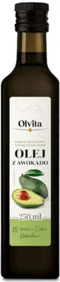 A bottle of Olvita cold-pressed avocado oil.