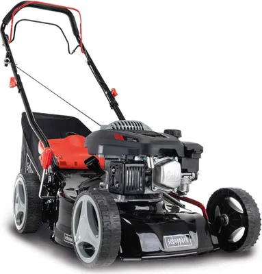 Produktbild von Scheppach Benzin Rasenmäher MS150-42 - 3,5PS | Schnittbreite 42cm | Radantrieb | Reinigungsfunktion | Mulchfunktion | 45 L | 7 Stufen (25-75mm)