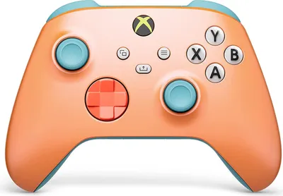 A Microsoft Xbox controller in a special edition color scheme.
