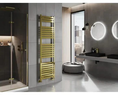 Obrázek produktu pro Mexen Uran koupelnový radiátor 1800 x 500 mm, 633 W, zlatý - W105-1800-500-00-50