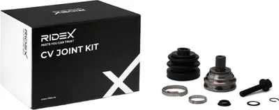 Produktbild von RIDEX Gelenksatz Antriebswelle Vorne Rechts Vorne Links Vorne Radseitig für VW Golf VII Schrägheck (5G1, BQ1, BE1, BE2) 5J0084