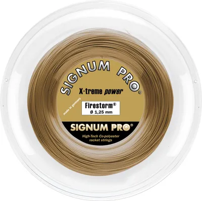 Produktbild von Signum Pro Tennissaite Firestorm 100m gold metallic, 255180242500010
