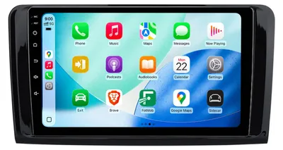 Immagine prodotto di CarPlay Android Auto Autoradio Android Mercedes ML W164 2005-2012 64 GB WiFi Navigazione GPS DSP SWC Bluetooth