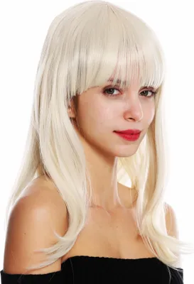 Produktbild von WIG ME UP Perücke Pony lang glatt gestuft Hellblond 3268-613B