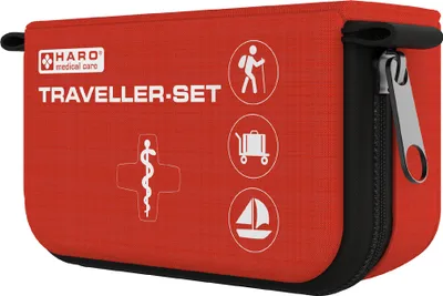 Produktbild von HARO Erste-Hilfe-Tasche Traveller-Set 32-teilig rot