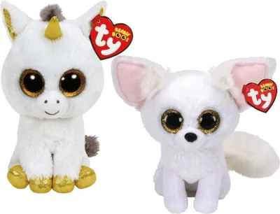 Produktbild von Ty - Stofftiere - Beanie Boo's - Pegasus Unicorn & Phoenix Fox
