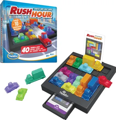 Image de Jeu de logique ThinkFun Rush Hour® pour enfants et adultes, édition spéciale Amazon