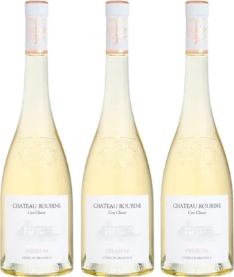 Image de 3 Château Roubine Cuvée Premium Blanc 2024 Organic Ð Cru classé Ð AOP Côtes de Provence 3x75cL