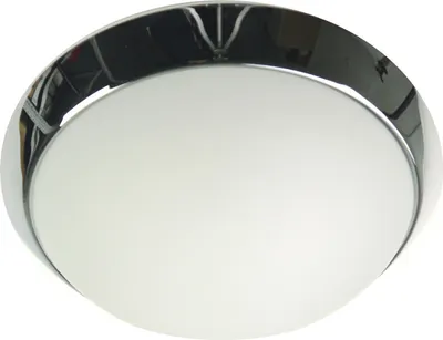 Produktbild von Niermann LED 16W Deckenleuchte Opal matt Glas, Chrom, 45cm, warmweiss, Germany