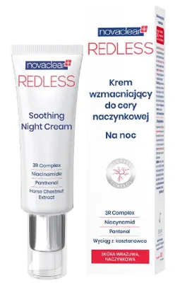 Obrázek produktu pro Novaclear, Redless Posilující krém na cévní pleť na noc, 50 ml - dlouhodobě!