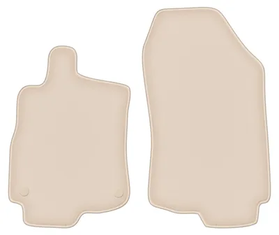 Produktbild von DURBAN Beige Velours-Fußmatten vorne für Renault Megane III Cabrio (2008-2015)