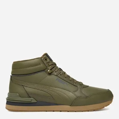 Produktbild von Puma 40289306 Herren-Sneaker in Grün – Leder für Alltag