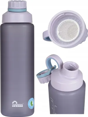 Produktbild von Tritan Bpa Freie Wasserflasche Mit Griff Fitness Sport 1L Majestätisch