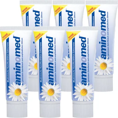 Produktbild von Dietrichs - Dr. Liebe amin-o-med Zahnpasta, 75 ml 6er - Pack
