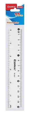Obrázek produktu pro Lineální pravítko 15 cm, průhledné, R1007