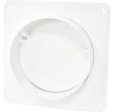 Obrázok produktu pre Nástenná príruba ø100mm so spätnou klapkou AirRoxy 0532