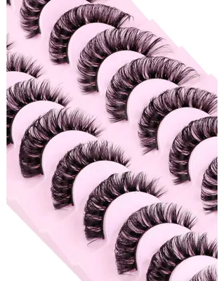 Produktbild von Künstliche Wimpern Cat Eye Wimpernbänder - 13 mm - 10 Paar - 3D-Effekt
