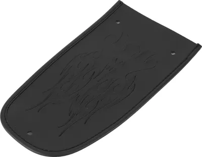 Zdjęcie produktu dla Pokrowiec na błotnik motocyklowy ze sztucznej skóry z wzorem płomieni pasuje do XL 883 1200 48Black