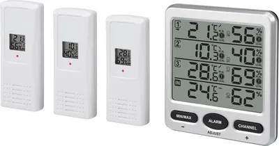 Zdjęcie produktu dla renkforce Funk-Thermo-/Hygrometer TF0073 renkforce (TF0073)