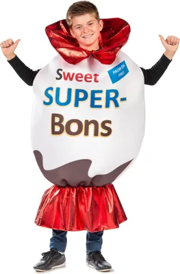 Obrázok produktu pre Detský kostým Candy bielo-červený - jedna veľkosť