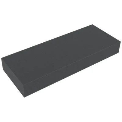 Productafbeelding van Schuimrubberinlegger, afmetingen 275x105x35 mm, fijncellig, chloor- en zuurvrij