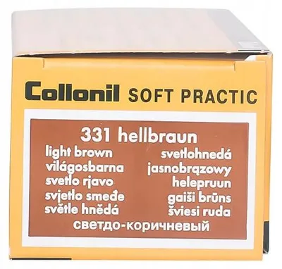 Zdjęcie produktu dla COLLONIL | Soft Practic krem do skór 3w1 | 75 ml, jasny brąz, czyści, pielęgnuje i odświeża kolor skóry