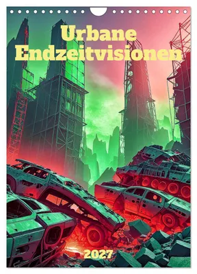 Produktbild von Urbane Endzeitvisionen (Wandkalender 2027 DIN A4 hoch), CALVENDO Monatskalender