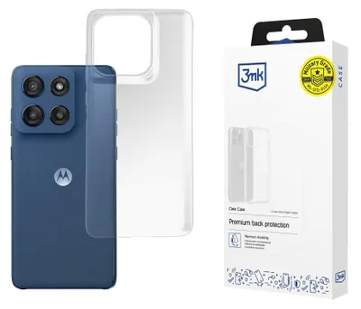 Image de Étui transparent 3mk pour Motorola Moto Edge 60, 60 Fusion - transparent
