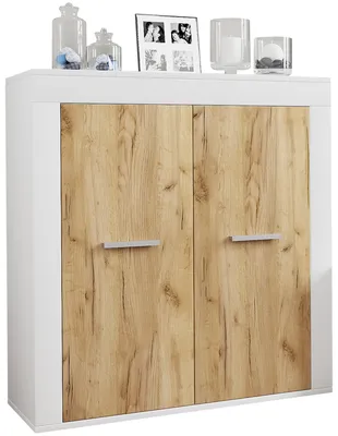 Obrázek produktu pro Dřevěná komoda Sideboard Usilo 2 výklopná dvířka